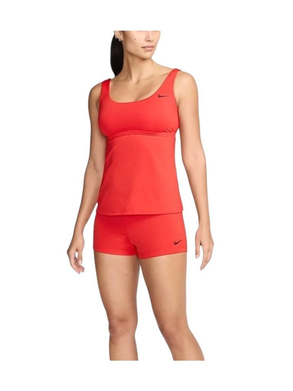 Nike Swim Red Essential Scoop Neck Tankini NESSA224-683 Women’s M New with Tags - Picture 7 of 9